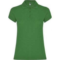 Damska Koszulka Polo W Gwiazdki. Zielone koszulki polo ROLY, s, bez wzorów, bez kołnierzyka, bez ramiączek. Za 60.99 zł.