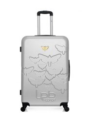 Les P´tites Bombes Walizka "Aelys" w kolorze srebrnym - 47 x 75 x 29 cm rozmiar: onesize. Szare walizki bez wzorów. Za 260.99 zł.