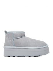 DeeZee Śniegowce DZN-005 Niebieski. Niebieskie trapery i śniegowce DeeZee, z materiału. Za 349.99 zł.