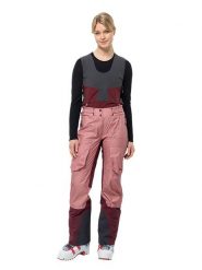Jack Wolfskin Spodnie narciarskie "Alpsitze Air" w kolorze jasnoróżowo-bordowym rozmiar: S. Czerwone spodnie dresowe Jack Wolfskin, s, bez wzorów, narciarskie. Za 1,032.28 zł.