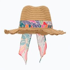 Kapelusz damski Rip Curl Oceans Panama. Brązowe kapelusze Rip Curl, bez wzorów, z materiału. Za 129.99 zł.