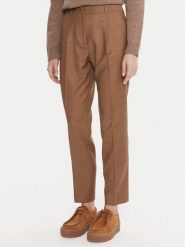 Weekend Max Mara Spodnie materiałowe Caldaia 2525136152 Brązowy Regular Fit. Brązowe spodnie materiałowe Weekend Max Mara, bez wzorów, z materiału. Za 979.99 zł.