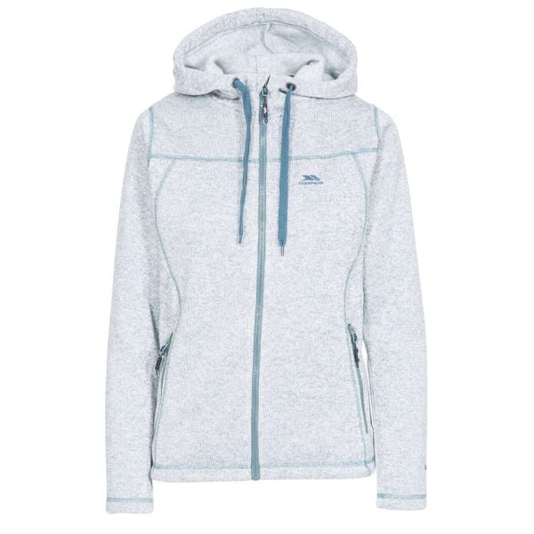 Bluza Polarowa Damska Odelia. Niebieskie bluzy Trespass, na zimę, l, bez wzorów, z dzianiny, z kapturem. Za 98.99 zł.