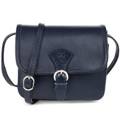 Listonoszka skórzana BELTIMORE K66 granatowa. Torebki klasyczne bez wzorów, ze skóry, bez dodatków. Za 129.90 zł.