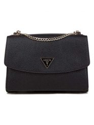 Guess Torebka w kolorze czarnym - 24 x 17 x 9 cm rozmiar: onesize. Czarne torby na ramię Guess, z aplikacjami, z materiału, na ramię, bez dodatków. Za 391.84 zł.