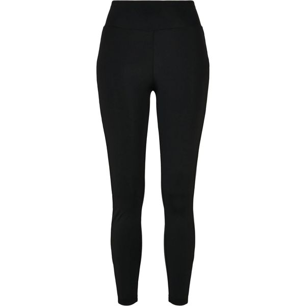 Damskie Legginsy Z Wysokimi Stanami Z Błyszczącym Paskiem. Brązowe legginsy Urban Classics, xs, bez wzorów, z podwyższonym stanem. Za 84.99 zł.