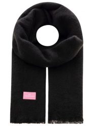 Zwillingsherz Szal w kolorze czarnym - 180 x 60 cm rozmiar: onesize. Czarne szaliki Zwillingsherz, bez wzorów, z materiału. Za 82.99 zł.