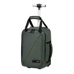 Plecak na kółkach American Tourister Take2Cabin 20L Dark Forest 154985-1257. Zielone plecaki American Tourister, bez wzorów. Za 259.99 zł.
