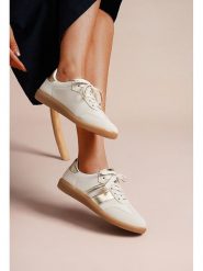 Foreverfolie Sneakersy w kolorze złoto-szarym rozmiar: 36. Szare trampki Foreverfolie, bez wzorów, bez zapięcia. Za 61.02 zł.