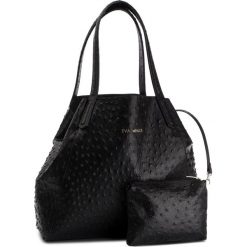 Torebka EVA MINGE - EM-32-05-000264 101. Czarne shopper Eva Minge, bez wzorów, ze skóry, bez dodatków. W wyprzedaży za 339.00 zł.