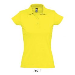 Damska koszulka polo Sol's Prescott. Żółte koszulki polo SOL'S, s, bez wzorów, bez kołnierzyka, bez ramiączek. Za 116.50 zł.