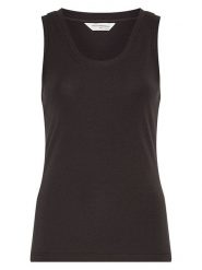 MOSS COPENHAGEN Top w kolorze czarnym rozmiar: L/XL. Czarne topy Moss Copenhagen, l, bez wzorów, bez kołnierzyka, bez ramiączek. Za 104.95 zł.