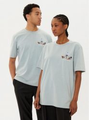 Filling Pieces T-Shirt Unisex Dog Walker 7449981 Zielony Regular Fit. Zielone t-shirty Filling Pieces, l, bez wzorów, z bawełny, bez kołnierzyka, bez ramiączek. Za 219.99 zł.