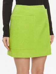 Samsøe Samsøe Spódnica mini Inez F23400012 Zielony Regular Fit. Zielone spódnice Samsøe & Samsøe, s, bez wzorów, z syntetyku, mini. Za 339.99 zł.