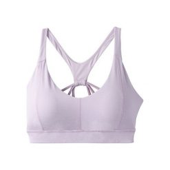 Prana Biustonosz sportowy damski Momento Bra bielony Lavender (rozmiar M). Niebieskie bielizna sportowa PrAna, m, bez wzorów. W wyprzedaży za 175.00 zł.
