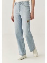 TATUUM Dżinsy "Riso" - Comfort fit - w kolorze błękitnym rozmiar: 36. Niebieskie jeansy Tatuum, z aplikacjami, z podwyższonym stanem. Za 218.57 zł.