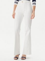 Guess Spodnie materiałowe W5GA1Q D5N71 Beżowy Regular Fit. Brązowe spodnie materiałowe Guess, z aplikacjami, z bawełny. Za 329.99 zł.