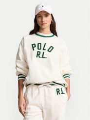 Polo Ralph Lauren Bluza 211941211001 Écru Relaxed Fit. Bluzy Polo Ralph Lauren, l, bez wzorów, z bawełny, bez kaptura. Za 449.99 zł.