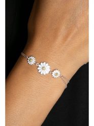 Heliophilia Srebrna bransoletka z elementami ozdobnymi rozmiar: onesize. Szare bransoletki Heliophilia, z cyrkonią, srebrne. Za 60.99 zł.