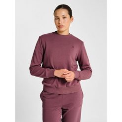 Bluza damska Hummel Pulse. Czerwone bluzy sportowe Hummel, bez wzorów, bez kaptura. Za 197.50 zł.