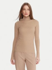 Liu Jo Sweter MF5389 MS46J Beżowy Slim Fit. Brązowe swetry Liu Jo, xl, bez wzorów, z wiskozy, bez ramiączek. Za 539.99 zł.