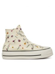 Converse Trampki Chuck Taylor All Star Lift A15536C Écru. Trampki Converse, bez wzorów, z materiału, bez zapięcia. Za 449.99 zł.