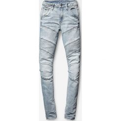 Dżinsy "5620" - Skinny fit - w kolorze błękitnym. Niebieskie jeansy G-Star, l, z aplikacjami. W wyprzedaży za 379.95 zł.