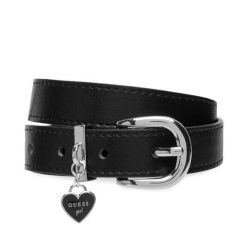 Pasek Guess. Czarne paski Guess, z aplikacjami. Za 89.99 zł.