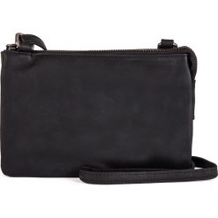 Skórzana torebka w kolorze czarnym - 26 x 27 x 7 cm. Czarne torby na ramię neropantera, bez wzorów, z materiału, na ramię, bez dodatków. W wyprzedaży za 130.95 zł.