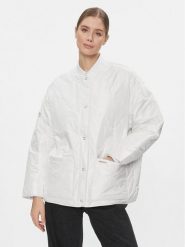 Tommy Jeans Kurtka przejściowa Tjw Onion Quilt Liner Jacket DW0DW17235 Biały Regular Fit. Białe kurtki Tommy Jeans, l, bez wzorów, z jeansu, bez kaptura. Za 469.99 zł.