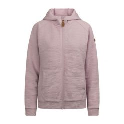 Trespass Lillie - Damska codzienna bluza z kapturem Gelsomino. Fioletowe bluzy Trespass, z aplikacjami, z materiału, z kapturem. Za 324.99 zł.