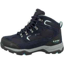 Buty trekkingowe damskie Hi-Tec Storm. Czarne trekkingi Hi-tec, z gumy. Za 179.45 zł.