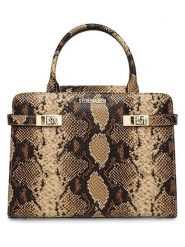 Steve Madden Torebka w kolorze beżowym - 30 x 21 x 13 cm rozmiar: onesize. Brązowe torby na ramię Steve Madden, bez wzorów, z materiału, przez ramię, bez dodatków. Za 319.88 zł.