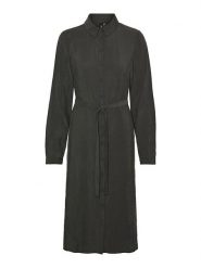 Vero Moda Sukienka w kolorze khaki rozmiar: S. Brązowe sukienki Vero Moda, na co dzień, s, bez wzorów, z tkaniny, bez kołnierzyka, bez ramiączek, maxi, proste. Za 87.81 zł.
