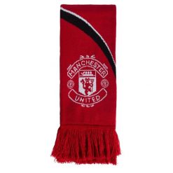 Szalik Manchester United Home. Białe szaliki Adidas, bez wzorów, sportowe. Za 109.00 zł.