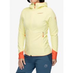 Bluza polarowa damska La Sportiva Bristen Thermal Hoody. Żółte bluzy La Sportiva, l, bez wzorów, z polaru, bez kaptura. Za 760.99 zł.