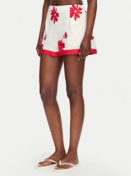 Seafolly Szorty materiałowe Mayflower 55738-SH Écru Regular Fit. Białe szorty Seafolly, bez wzorów, z materiału. Za 303.99 zł.