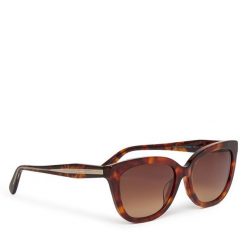 Okulary przeciwsłoneczne Coach. Brązowe okulary przeciwsłoneczne Coach, bez wzorów. Za 689.99 zł.