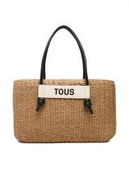 TOUS Torebka Capazo L Scoubidou 2001716959 Beżowy. Brązowe torebki klasyczne Tous, bez wzorów, z syntetyku, bez dodatków. Za 949.99 zł.