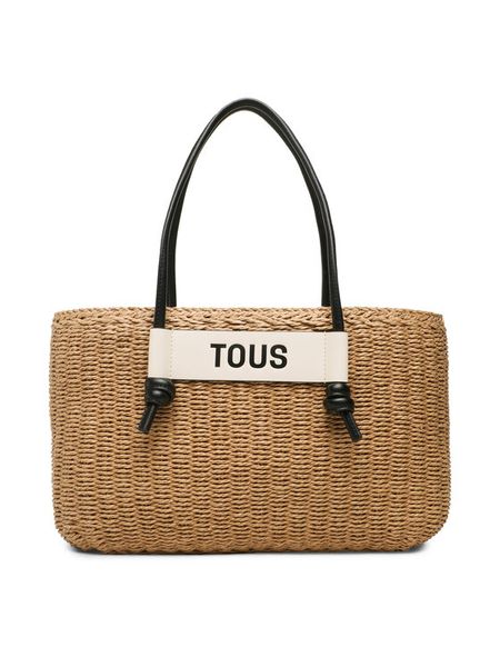 TOUS Torebka Capazo L Scoubidou 2001716959 Beżowy. Brązowe torebki klasyczne Tous, bez wzorów, z syntetyku, bez dodatków. Za 949.99 zł.