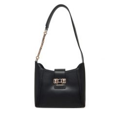 Torebka Guess. Czarne torebki klasyczne Guess, z aplikacjami, bez dodatków. Za 499.99 zł.