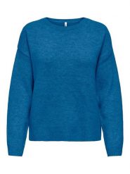 ONLY Sweter w kolorze niebieskim rozmiar: S. Niebieskie swetry Only, s, bez wzorów, z wełny, bez ramiączek. Za 86.95 zł.