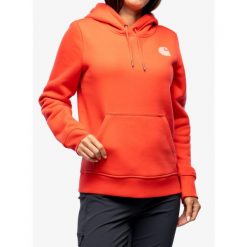 Bluza z kapturem damska Carhartt Logo Sleeve Graphic Sweatshirt. Czerwone bluzy Carhartt, xs, bez wzorów, z kapturem. Za 235.99 zł.