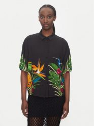 Desigual Koszula Artemisa 25SWCW39 Czarny Regular Fit. Czarne koszule Desigual, l, bez wzorów, z wiskozy, bez kołnierzyka, bez ramiączek. Za 209.99 zł.
