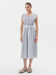 MICHAEL Michael Kors Sukienka codzienna MS5830KHJ7 Niebieski Regular Fit. Niebieskie sukienki MICHAEL Michael Kors, na co dzień, m, bez wzorów, z bawełny, bez kołnierzyka, bez ramiączek, proste. Za 669.99 zł.