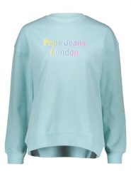 Pepe Jeans Bluza w kolorze błękitnym rozmiar: XS. Niebieskie bluzy Pepe Jeans, xs, bez wzorów, z jeansu, bez kaptura. Za 136.45 zł.