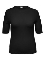 ONLY Carmakoma Bluzka 15286270 Czarny Regular Fit. Czarne bluzki Only Carmakoma, bez wzorów, z syntetyku, bez kołnierzyka, bez ramiączek. Za 59.99 zł.