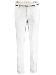 Geographical Norway Spodnie chino "Petunia" w kolorze białym rozmiar: XXL. Białe spodnie materiałowe Geographical Norway, na co dzień, xxl, bez wzorów, z tkaniny. Za 74.81 zł.