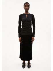 Armedangels Sweter "Laleaa Festive" w kolorze czarnym rozmiar: XS. Czarne swetry ARMEDANGELS, xs, bez wzorów, z bawełny, bez ramiączek. Za 200.13 zł.