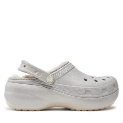 Klapki Crocs. Szare klapki Crocs, bez wzorów, bez obcasa. Za 199.99 zł.